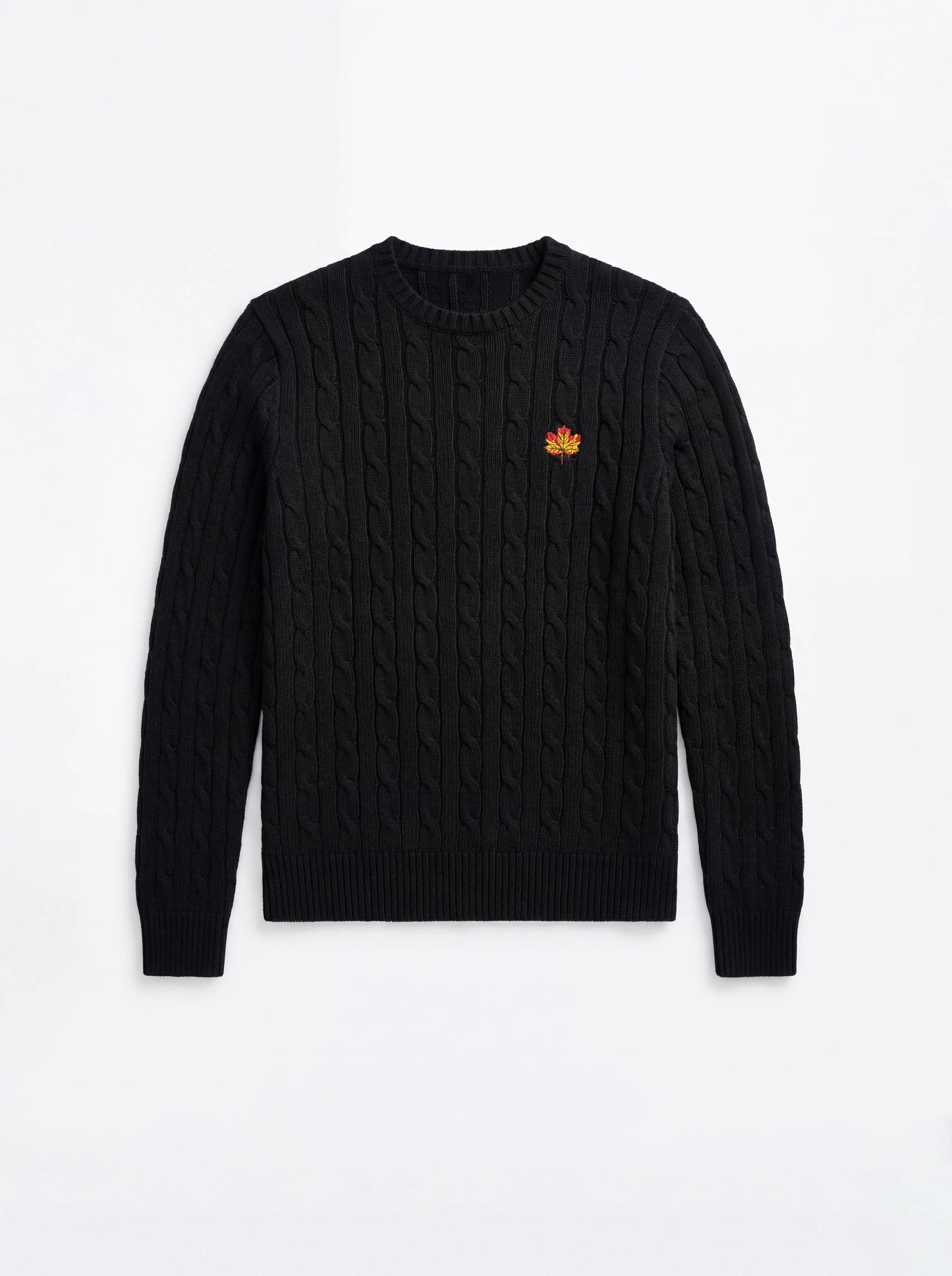 Hand Knitted Sweater Black