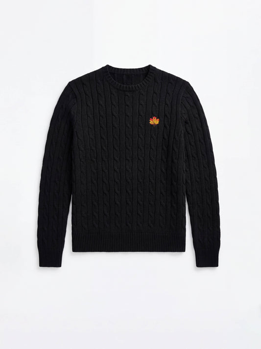 Hand Knitted Sweater Black