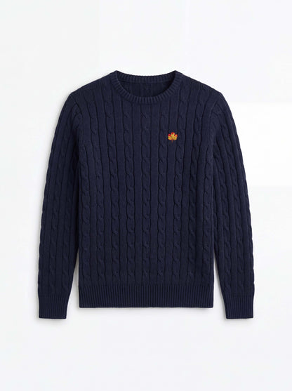 Hand Knitted Sweater Blue