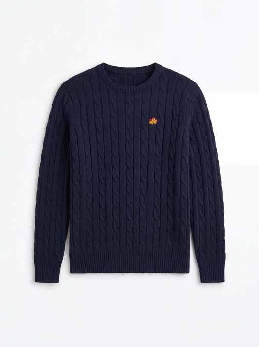 Hand Knitted Sweater Blue