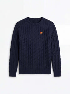 Hand Knitted Sweater Blue