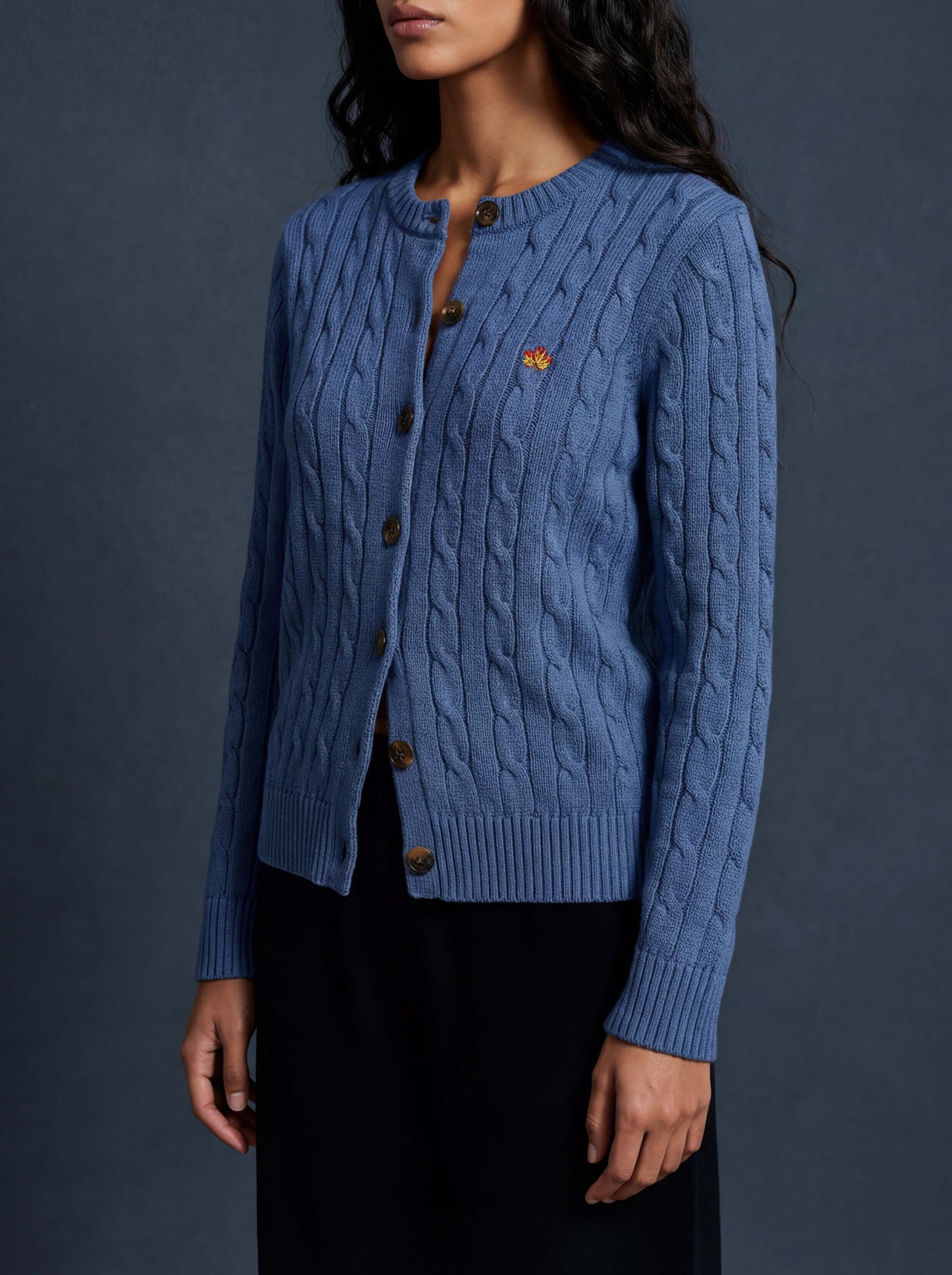 BLUE Winter Cardigan