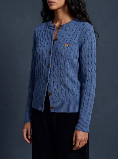 BLUE Winter Cardigan