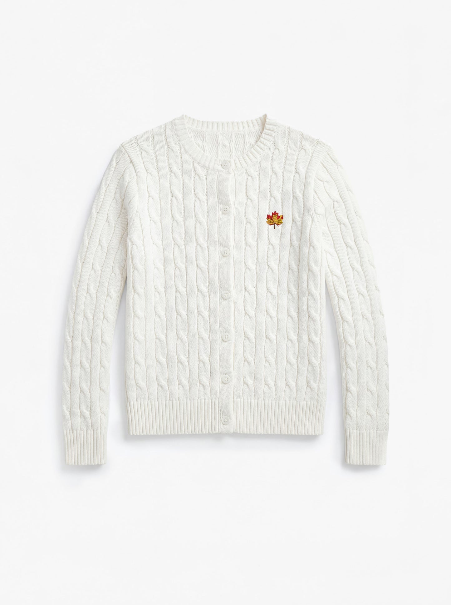 White Winter Cardigan